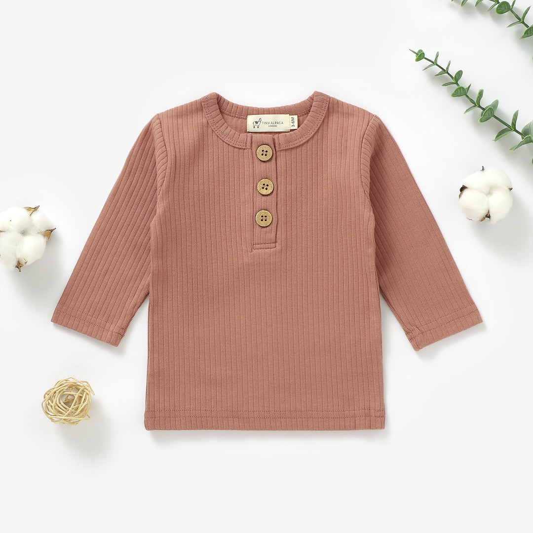 ORGANIC COTTON BABY T-SHIRT 0-3 YEARS - Tiny Alpaca UK