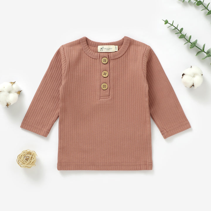 ORGANIC COTTON BABY T-SHIRT 0-3 YEARS - Tiny Alpaca UK