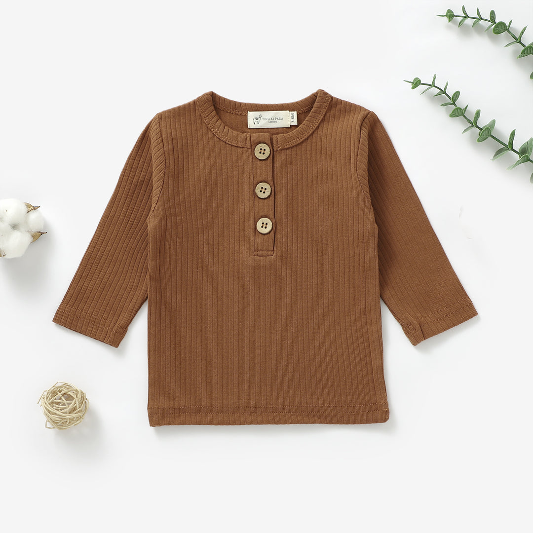 ORGANIC COTTON BABY T-SHIRT 0-3 YEARS - Tiny Alpaca UK