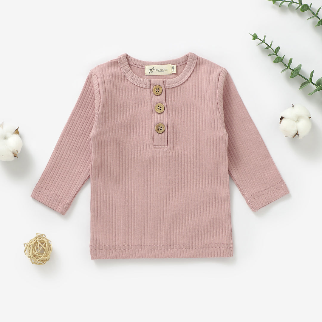 ORGANIC COTTON BABY T-SHIRT 0-3 YEARS - Tiny Alpaca UK