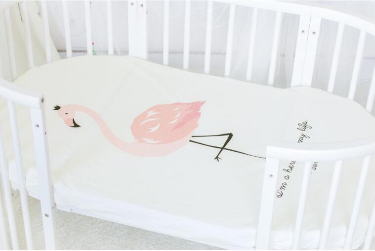 Organic Cotton Toddler Mattress Sheet with Matching Bag | 130 x 70 cm
