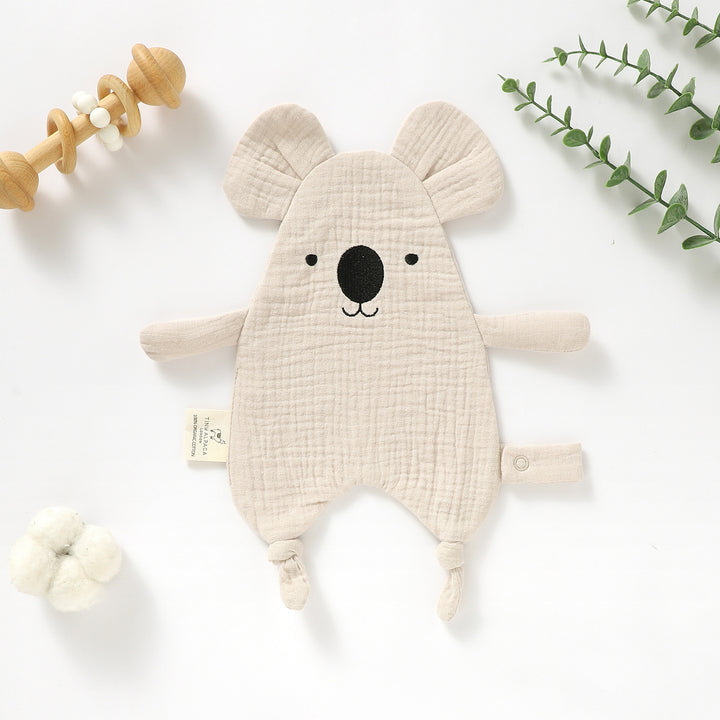 KOALA ORGANIC COTTON SECURITY BLANKET | 35x25CM - Tiny Alpaca UK