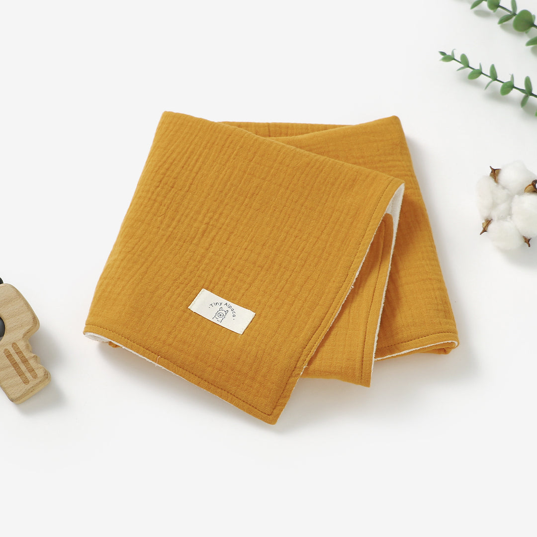 Organic cotton portable baby changing mat, 57 × 57 cm