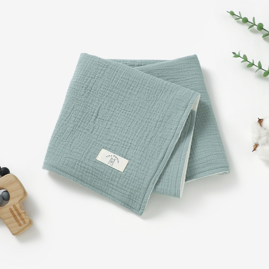 Organic cotton portable baby changing mat, 57 × 57 cm