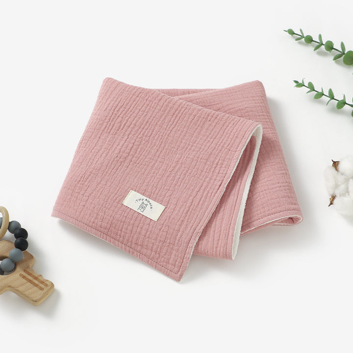 Organic cotton portable baby changing mat, 57 × 57 cm