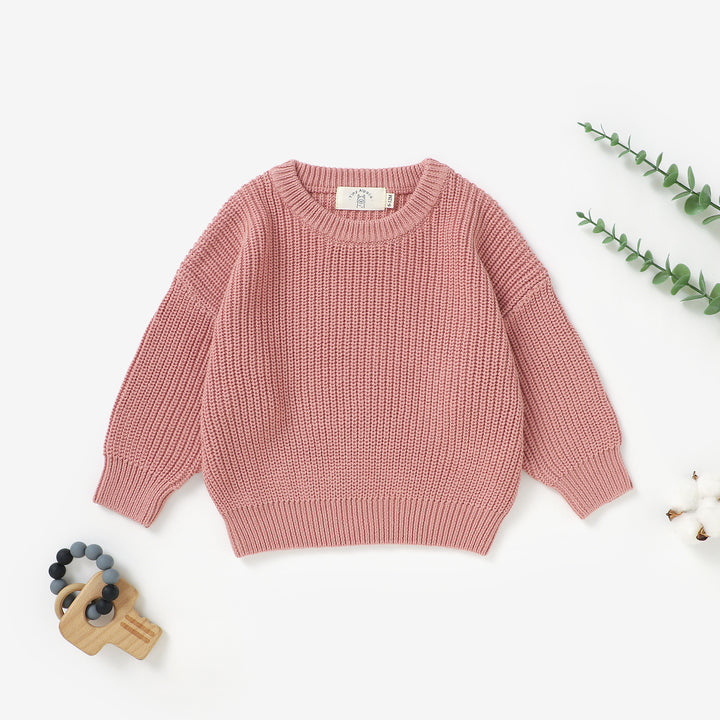 Organic Cotton Knitted Baby Sweater