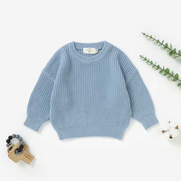 Organic Cotton Knitted Baby Sweater