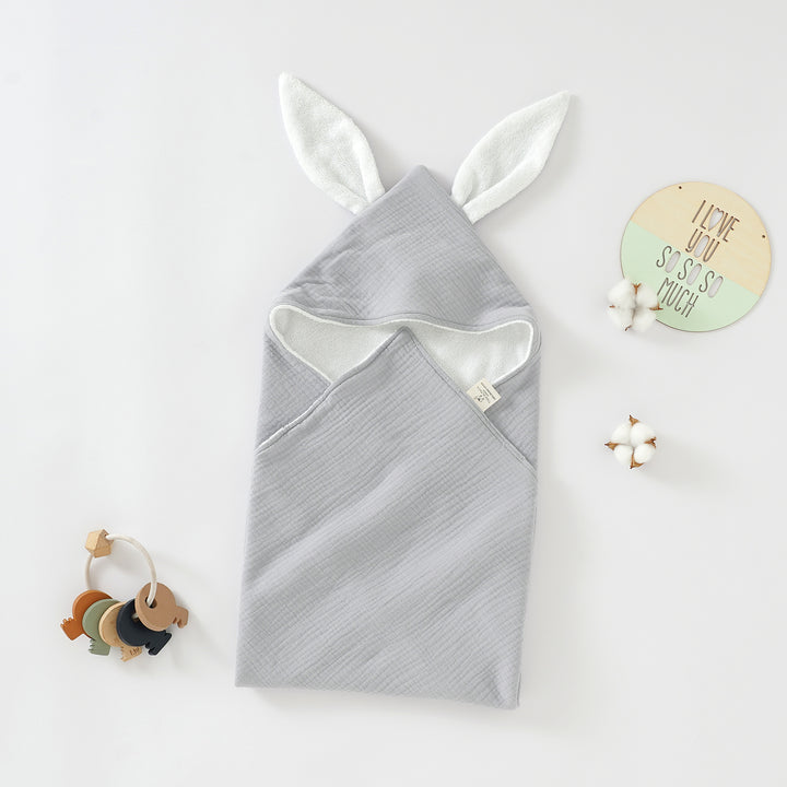 Tiny Alpaca | Organic Cotton Baby Towel | 75x75 cm - Tiny Alpaca UK