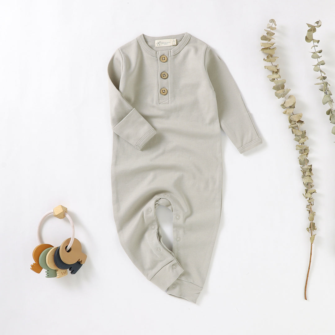 Organic Cotton Jumpsuits 0-24 Months - Tiny Alpaca UK