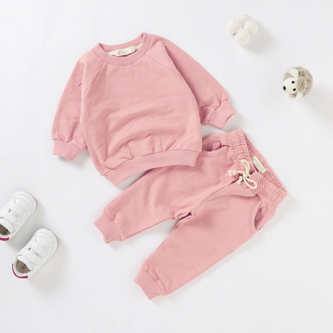 Organic Natural Cotton Baby Sweater Set | 0-2 Years - Tiny Alpaca UK