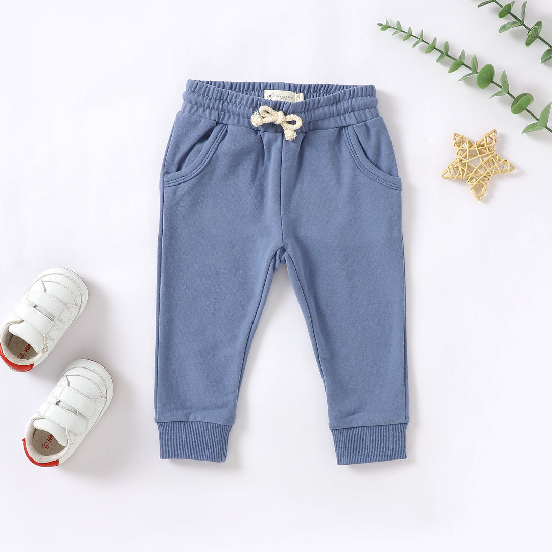 ORGANIC NATURAL COTTON BABY SWEATER BOTTOMS | 0-2 YEARS - Tiny Alpaca UK