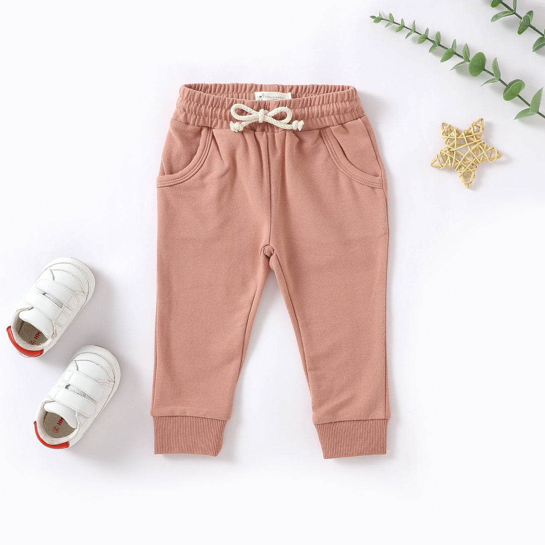 ORGANIC NATURAL COTTON BABY SWEATER BOTTOMS | 0-2 YEARS - Tiny Alpaca UK