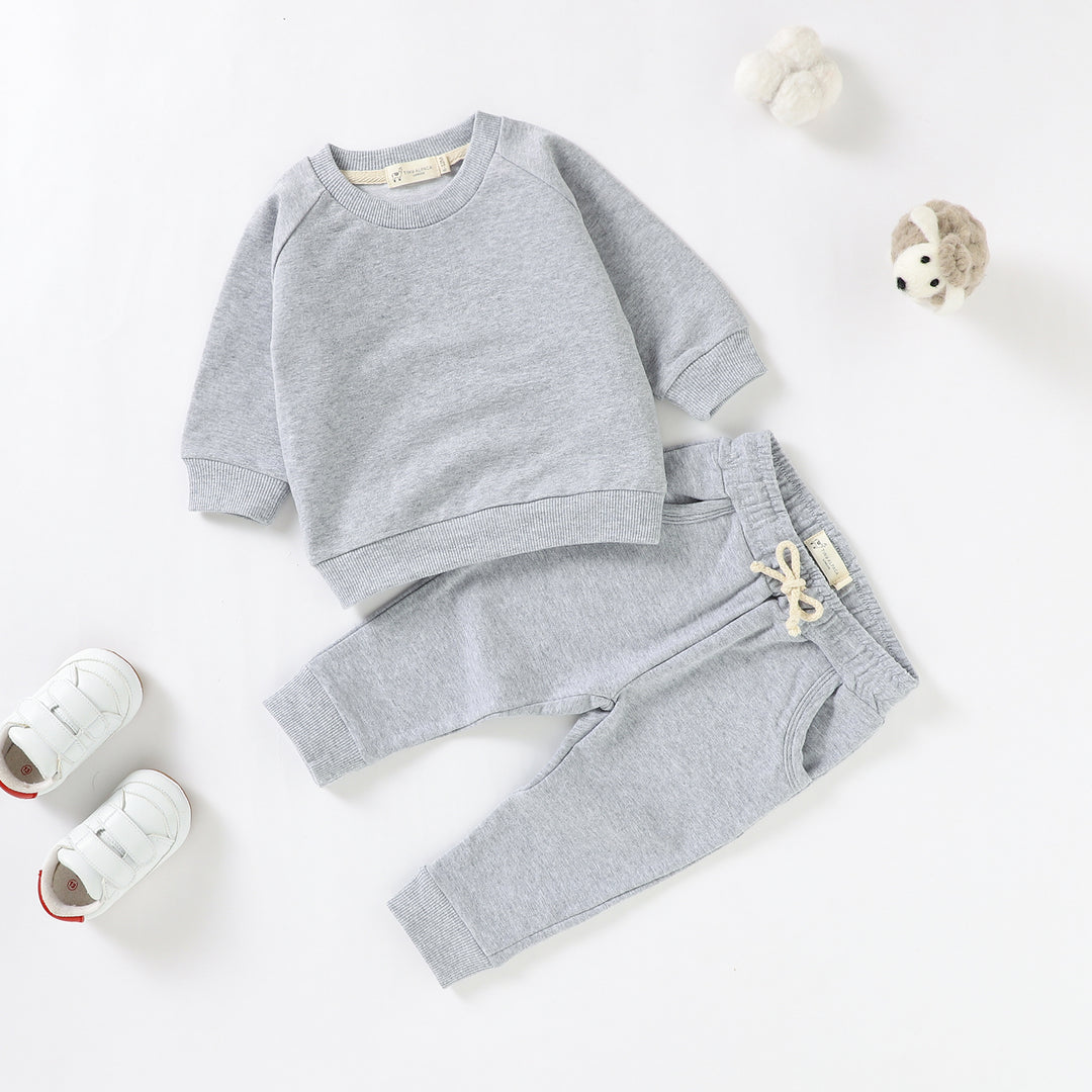 Organic Natural Cotton Baby Sweater Set | 0-2 Years - Tiny Alpaca UK
