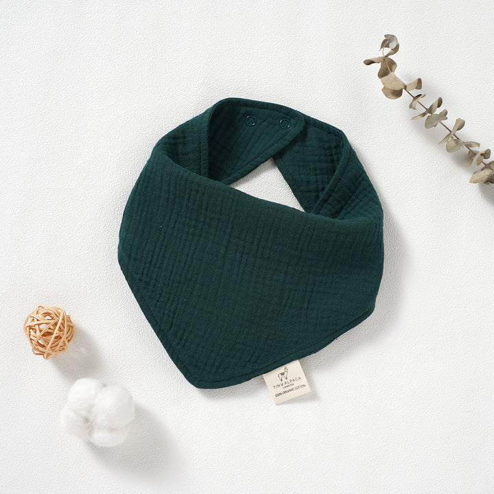 Organic Natural Cotton Dribble Bibs (0-1 Year) - Tiny Alpaca UK