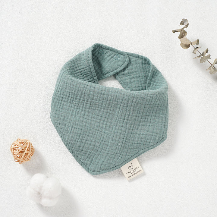 Organic Natural Cotton Dribble Bibs (0-1 Year) - Tiny Alpaca UK