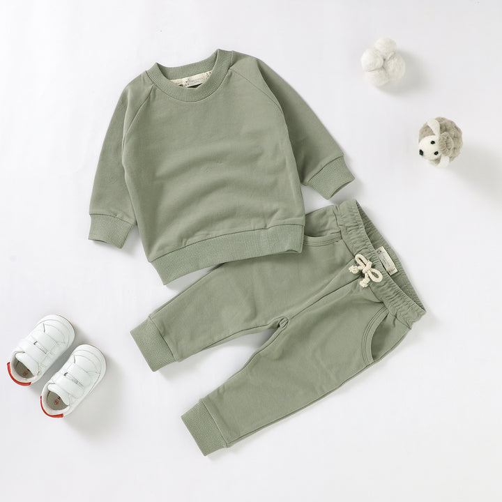 Organic Natural Cotton Baby Sweater Set | 0-2 Years - Tiny Alpaca UK