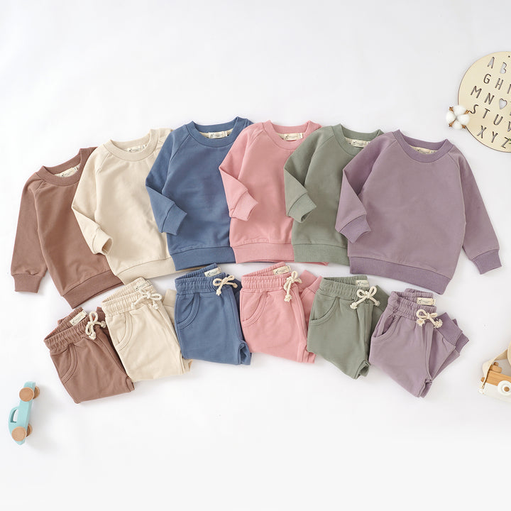 Organic Natural Cotton Baby Sweater Set | 0-2 Years - Tiny Alpaca UK