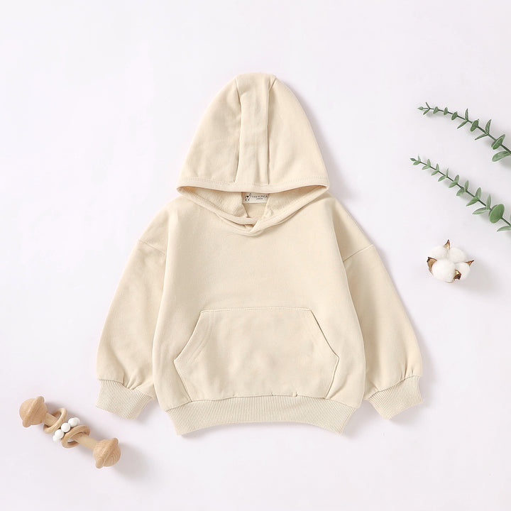 ORGANIC COTTON HOODIE JUMPER 0-3 YEARS - Tiny Alpaca UK
