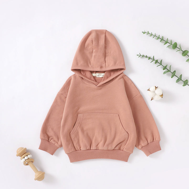 ORGANIC COTTON HOODIE JUMPER 0-3 YEARS - Tiny Alpaca UK