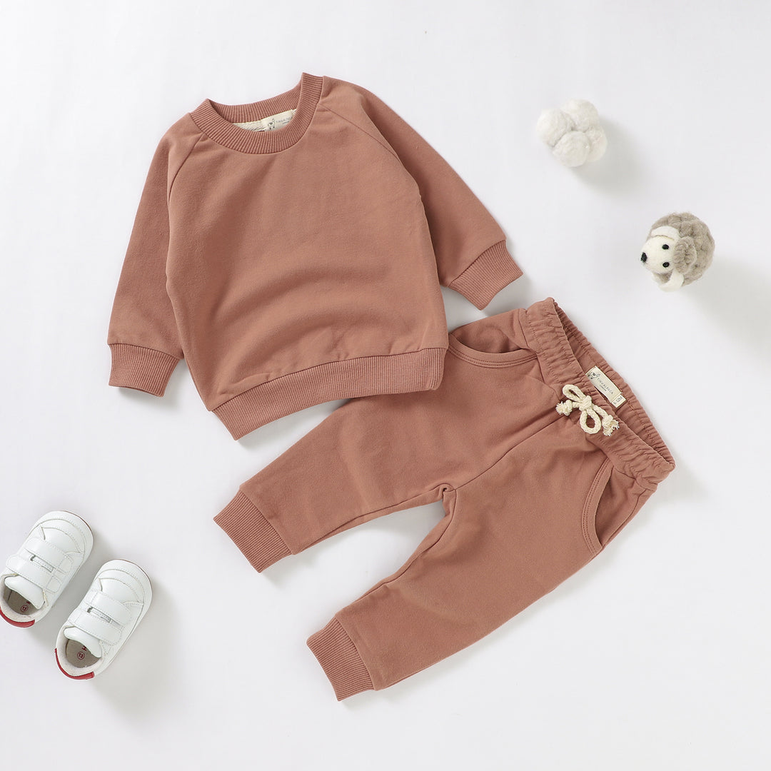 Organic Natural Cotton Baby Sweater Set | 0-2 Years - Tiny Alpaca UK