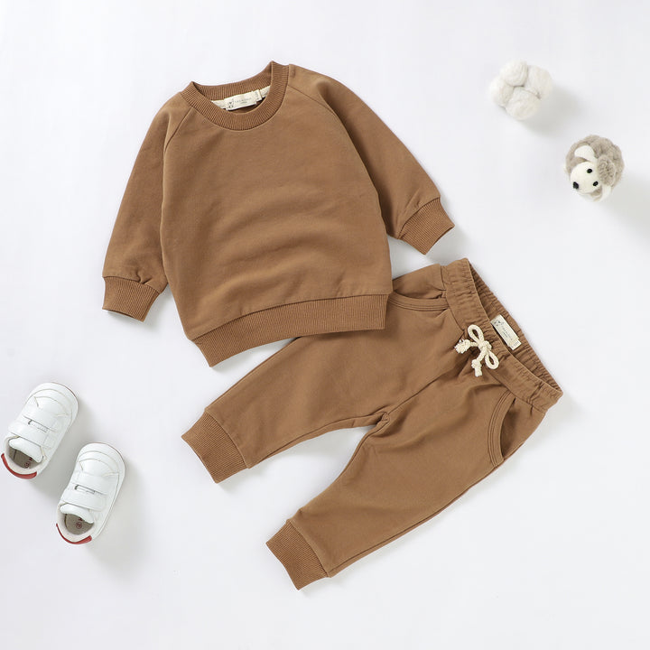Organic Natural Cotton Baby Sweater Set | 0-2 Years - Tiny Alpaca UK