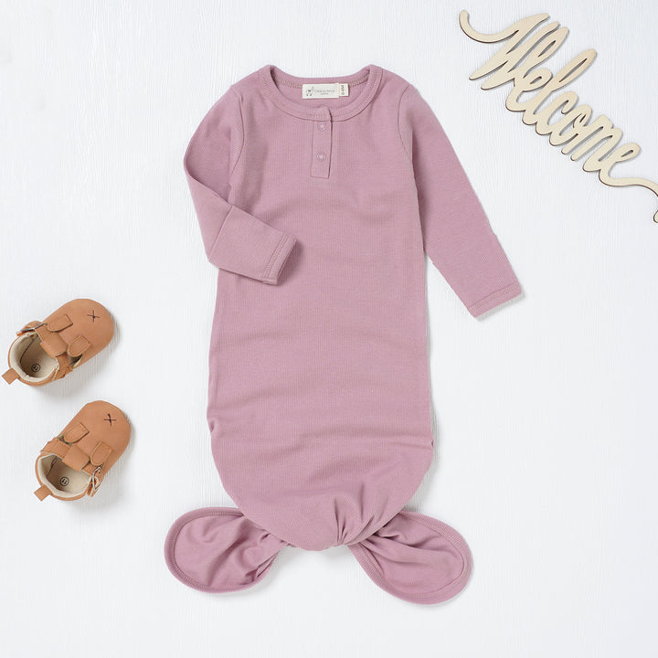 Organic Cotton Newborn Gown Set 1 pcs | 0-6 Months - Tiny Alpaca UK