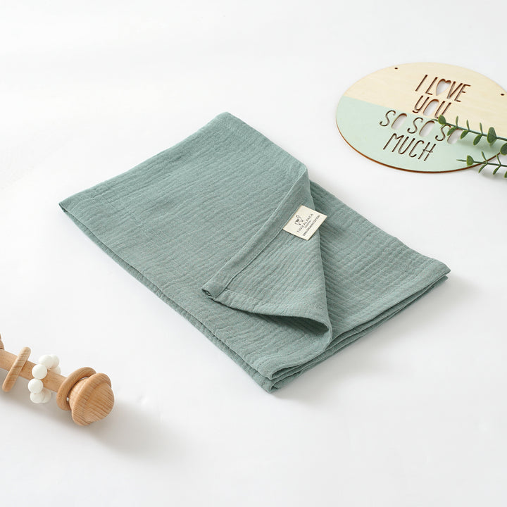 Organic Cotton Muslin Cloths "Cherry" Set of 3 60x60CM - Tiny Alpaca UK