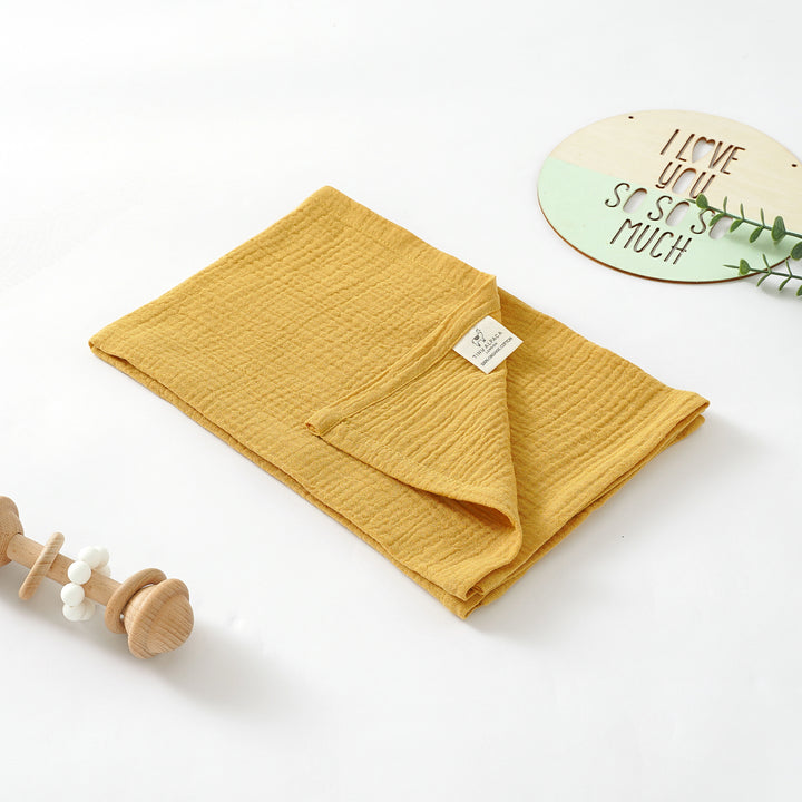 Organic Cotton Muslin Cloths "Rainbow" Set of 3 60X60CM - Tiny Alpaca UK
