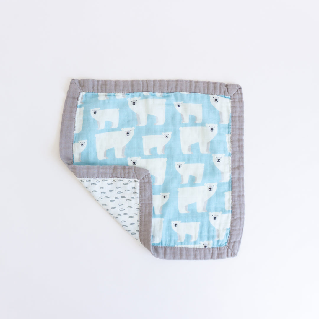 Organic Cotton Comforter "Polar Bear" 40X40CM - Tiny Alpaca UK